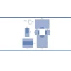 Trousse universelle renforcée avec couvre-table 152 x 190 cm - 1 carton de 8