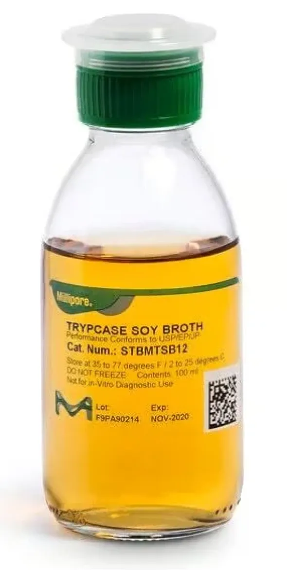 Tryptic soya broth 100 ml 12/pk 1 PACK