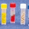 Tube billes cryosystème protect rouge avec couvercle d identification x 80
