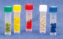 Tube billes cryosystème protect rouge avec couvercle d identification x 80