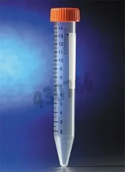 Tube à centrifuger 15 ml PP bouchon plug seal vrac stérile x 500