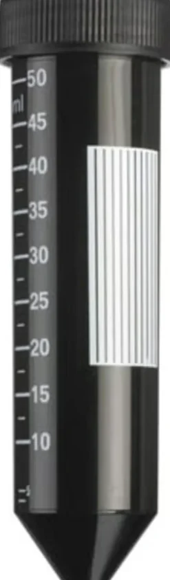 Tube conique à centrifuger PP 50 ml noir x 500
