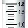 Tube cryogénique à jupe de 1,8 ml avec filetage intérieur bouchon avec joint stérile naturel x 500