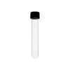 Tube à essai fond rond avec bouchon vissant phénolique Ø 16 x 150 mm x 100