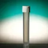 Tube fond rond jupe autostable 10 ml PP naturel hauteur 96,5 mm Ø 15,8 mm avec bouchon blanc - 4 sachets de 250