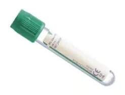 Tube héparine de lithium 13 x 75 mm vide 4 ml bouchon BDhvert x 100