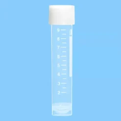 Tube 10 ml gradué avec aplat 79 x 16 PP stérile cape à vis avec jupe x 1000