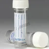 Tube 30 ml jupe PS fond conique capuchon vis blanc irradié gamma x 400