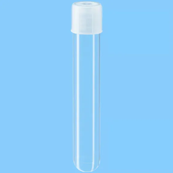 Tube 5 ml 75/12 PP cape d aération stérile 25/sac x 1000