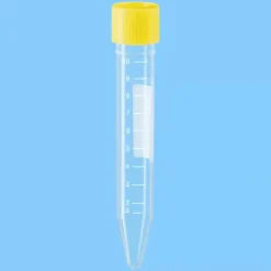 Tube 10 ml 100/16 PP cônique aplat gradué stérile x 1000