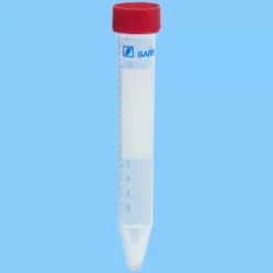 Tube 15 ml 120/17 PP cônique aplat gradué socle de 50 stérile apyrogène x 500