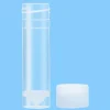 Tube 5 ml 57/15 PP à jupe fond conique bouchon à visser x 1000