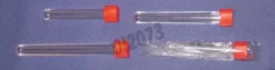 Tube 19 ml 16 x 150 mm PS capuchon vis rouge stérile vrac x 625