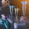 Tube PCR 0,5 ml THERMO puits GOLD bouchon plat coloris assortis x 1000