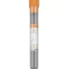 Tube PP 12x56 mm avec Fluorure de Potassium x 2,5 ml de sang, bouchon orange x 1000
