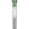 Tube PP 13x75 mm avec K3 EDTA x 3 ml de sang, bouchon perforable vert x 1000