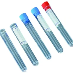 Tube stérile fond rond en PP 20 ml capuchon rouge x 200