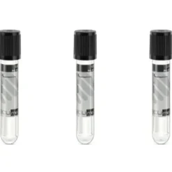 Tube stérile Vacumed avec citrate de sodium 3,2% x 1,8 ml de sang pour ESr bouchon noir x 100