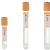 Tube stérile Vacumed Plus avec activateur de caillot et séparateur de gel + 2 ml de sang, étiquette transparente