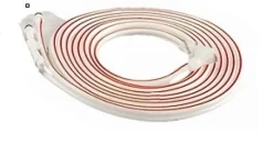 Tubulure simple rouge pour garrot ATS 3200 - compatible avec ATS750, ATS1200 et ATS2200