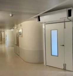 Unité de transformation d'une chambre d'hôpital en chambre à pression négative Unité de couloir/pressurisation