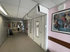 Unité de transformation d'une chambre d'hôpital en chambre à pression négative Unité de couloir/pressurisation