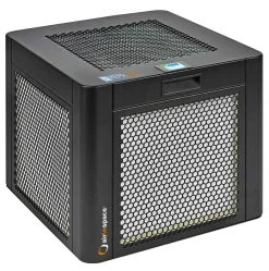 Unité mobile de filtration HEPA Bulle -flux multidirectionnel, comptacte, noir