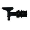 Valve de vidange avec robinet de remplacement pour baignoire de refroidissement d'urgence