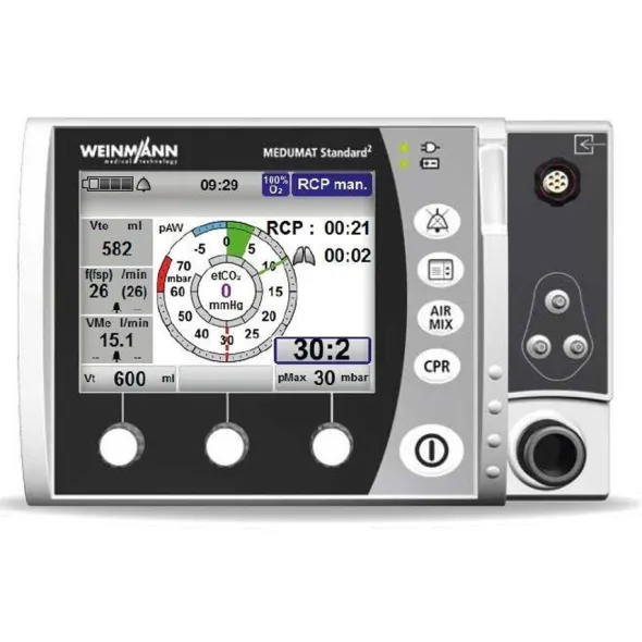 Ventilateur MEDUMAT Standard 2, avec spirométrie