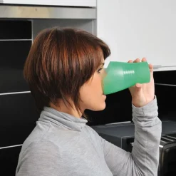 Verre à découpe nasale ergo