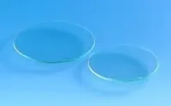 Verre de montre bord refondu verre sodocalcique Ø 125 mm x 10