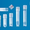 Vial cryogénique avec bouchon à vis, PP, 3 ml, avec filetage externe, autonome, y-stérile x 1000