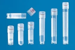 Vial cryogénique avec bouchon à vis, PP, 3 ml, avec filetage externe, autonome, y-stérile x 1000