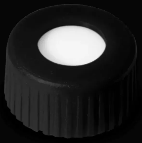 Vial noir bouchon et PTFE SeptumVial x 100