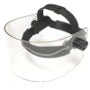 Visière de protection panoramique (yeux-nez) 400 eq plomb 0.1mm ajustable 50 à 63 cm tour de tête